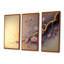 Rose et prune, cerisier en fleurs, branche VII - ensemble d'art mural moderne sur toile-88084708-88084706