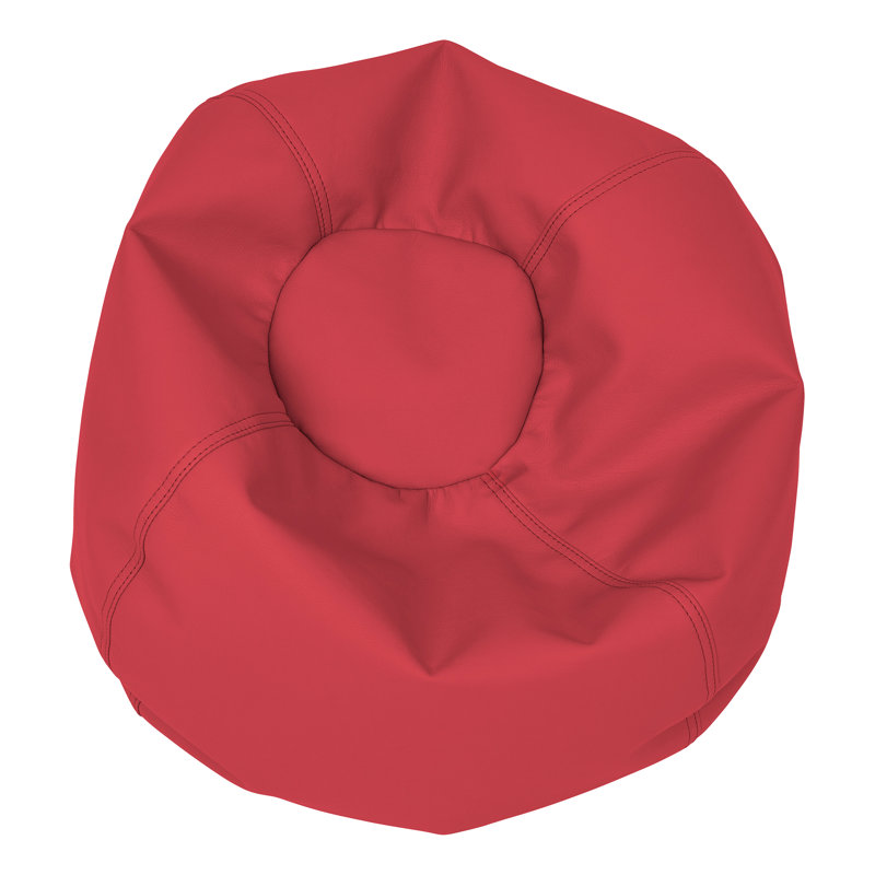 SoftScape Classic Bean Bag, 19" H x 26" W x 26" D, Red