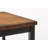 Bushman Solid Wood Top Metal Base Dining Table-580017135-580017129