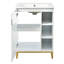 Ensemble de meuble-lavabo simple 18 po avec plateau Taryn