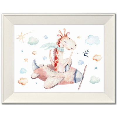 Girafe sur toile