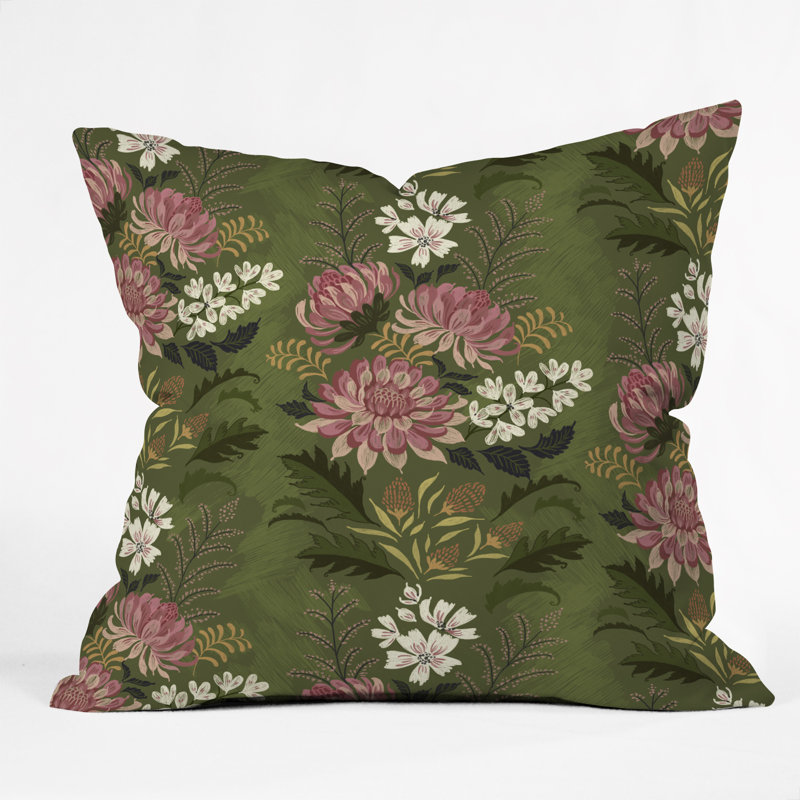 Pimlada Phuapradit Wildflowers Throw Pillow, 26" x 26"
