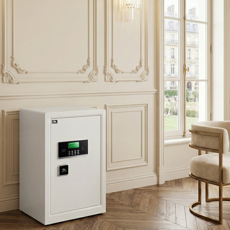 Tigerking 3,7 pi³ Grand coffre-fort, coffre-fort sécuritaire pour la maison avec coffre-fort intérieur, sac à documents étanche, serrure à clavier numérique électronique, pour le bureau de la maison