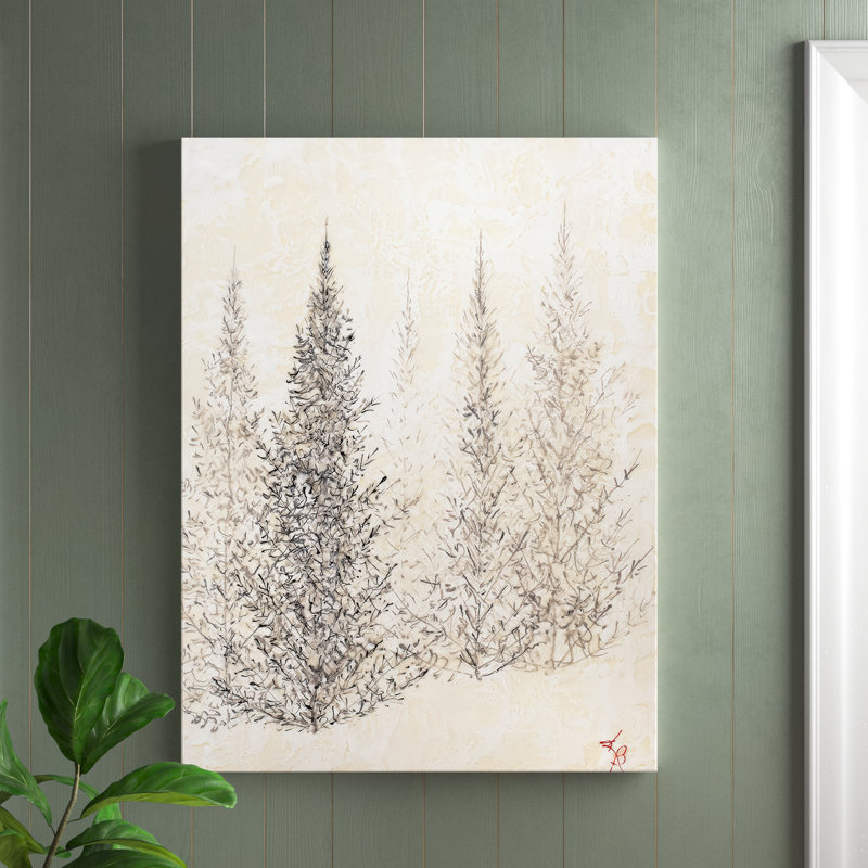 " Monoscape III " by Karen Biery, 30" H x 24" W, Wrapped Canvas, No Frame