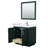 Miranda 36" Freestanding Single Bathroom Vanity with Cultured Marble Top with 34" Mirror-58037718-63967032-58037717