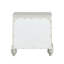 Table de chevet à finition platine Maverick