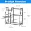 Support de rangement pour outils de jardin, rangement pour outils de garage, supports à outils de jardin avec roues verrouillables, convient aux outils / râteaux / balais à long manche