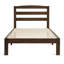 Structure de lit plateforme en bois massif de 12 pouces avec tête de lit, aucun sommier requis et assemblage facile-120380801-120380802