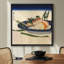 Œuvre d'art japonais de cuisine japonaise, cuisine asiatique, images de giclée sur toile encadrée-123462972-123462974