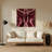 Abstract Figurative 4 Red Metal Wall Art-1715477032