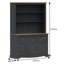 125cm Sideboard with Bar Hutch