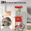 Machine à maïs soufflé Popcorn Popper 8 oz avec chariot 850W 48 tasses