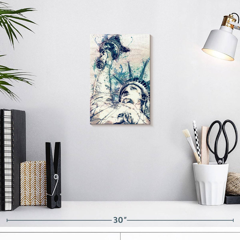 Aime Liberty NYC, 12" H x 8" W
