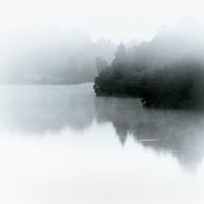 Lac tranquille - photographie sans cadre
