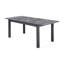 Table de salle à manger extensible en bois gris foncé de 63 po x 35,5 po, 29,63 po, 67,15 lb