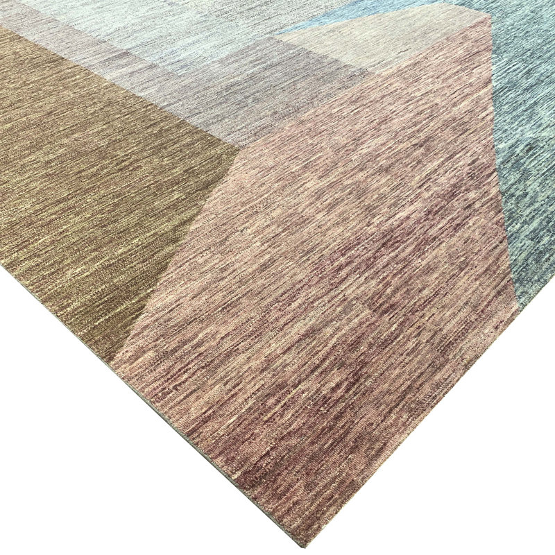 Wool Area Rug in Multi, null, Rectangle 9' x 12'