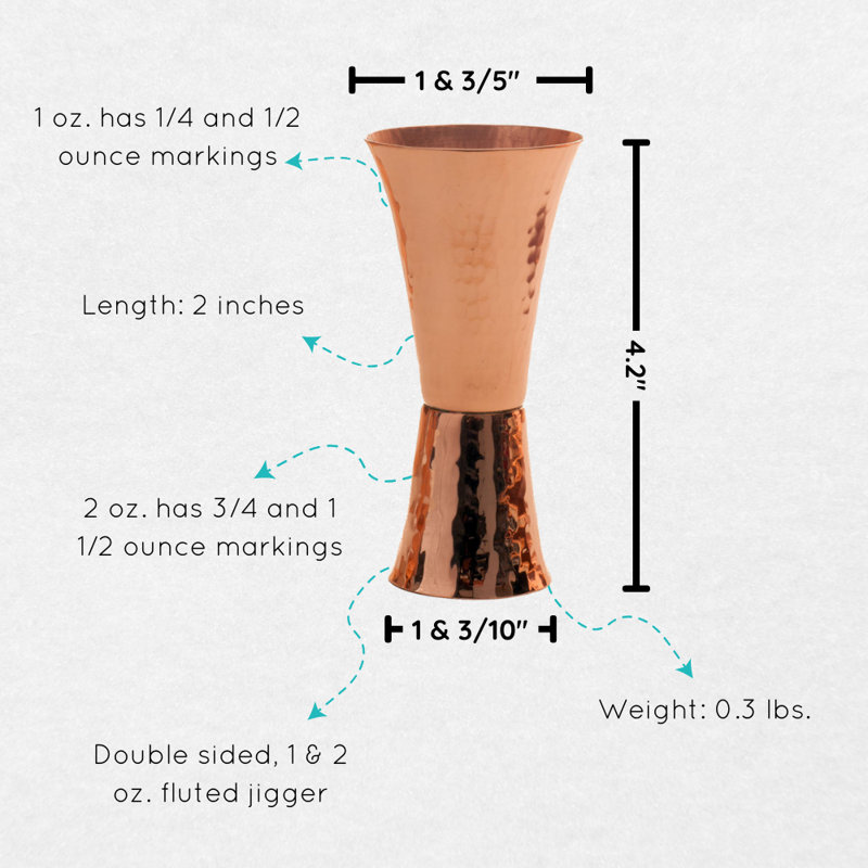 Double-Sided Copper Jigger