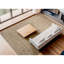 Hand Knotted Geometric Area Rug in Straw-855231183