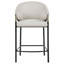Tabouret de bar moderne Tabourets rembourrés confortables avec dossier bas pour une expérience relaxante
