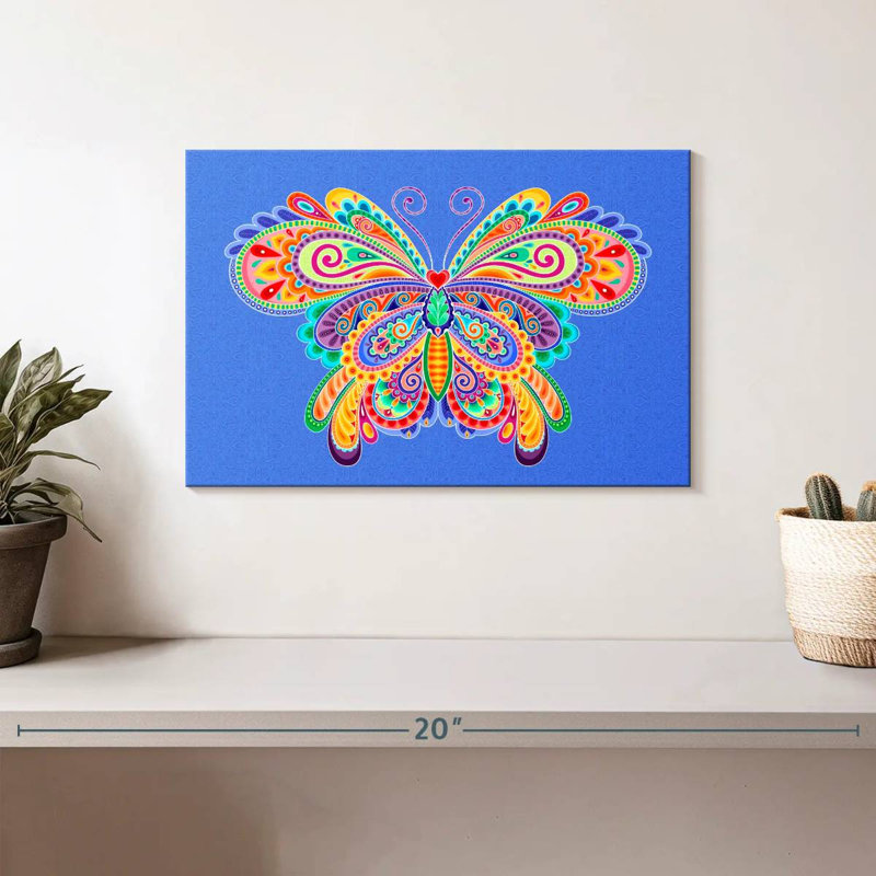 Brampt Mexicana Butterfly, 8" H x 12" W