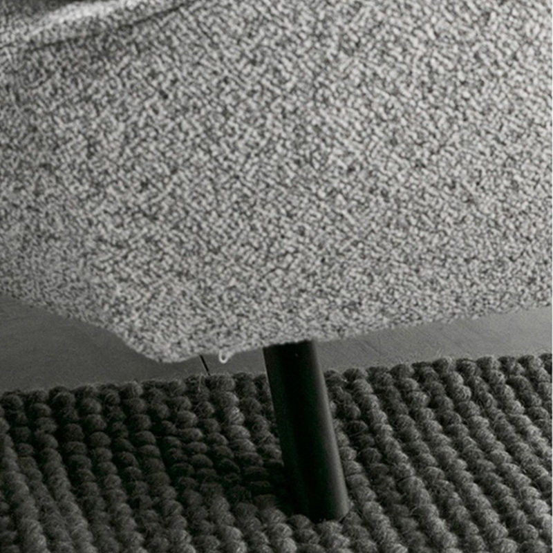 Chaise en bois massif exquise et confortable, Orienté à droite, Gris clair