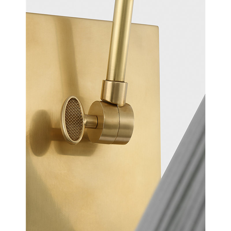 Marie Flanigan 1 - Light Swing Arm, Soft Brass, Blue