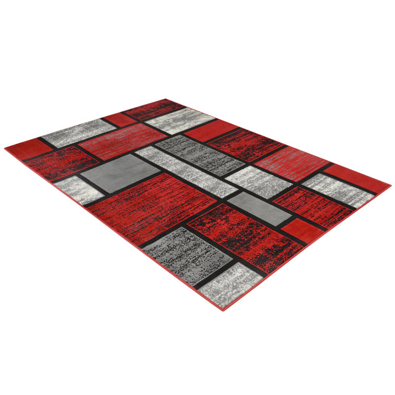 Adebowale Geometric Indoor Rug, Rectangle 7'6" x 10'5"