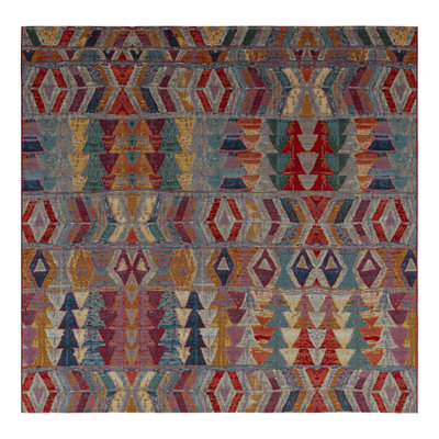 Tapis d'extérieur moderne Tolland Multi_Unique Loom Tamarindo