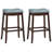 Alaaddin Upholstered Counter Stool with Solid Wood Frame-479155300