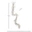 6' Glitter Sparkling Angel Fern Garland