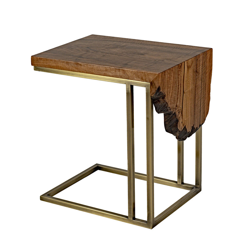 Solid Wood Top Single Coffee Table