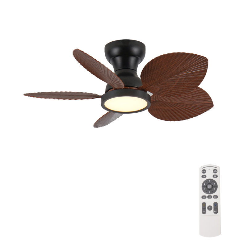Ventilateur de plafond à feuilles de palmier de 30 pouces