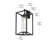 Willington Outdoor Wall sconce in Black-766372051