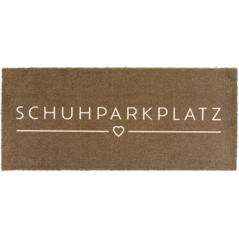 Fußmatte Fashion Printed - Waschbare Türmatte Schuhparkplatz 33 x 75 cm, Brown