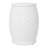 11" X 17.25" Glazed Ceramic Drum Stool - Indoor/Outdoor Side Table - Accent Garden Stool(Only Including Table)