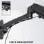 Support mural pour plateforme et clavier Vivo Pneumatic