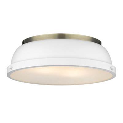 Plafonnier encastré 2 lumières Calico