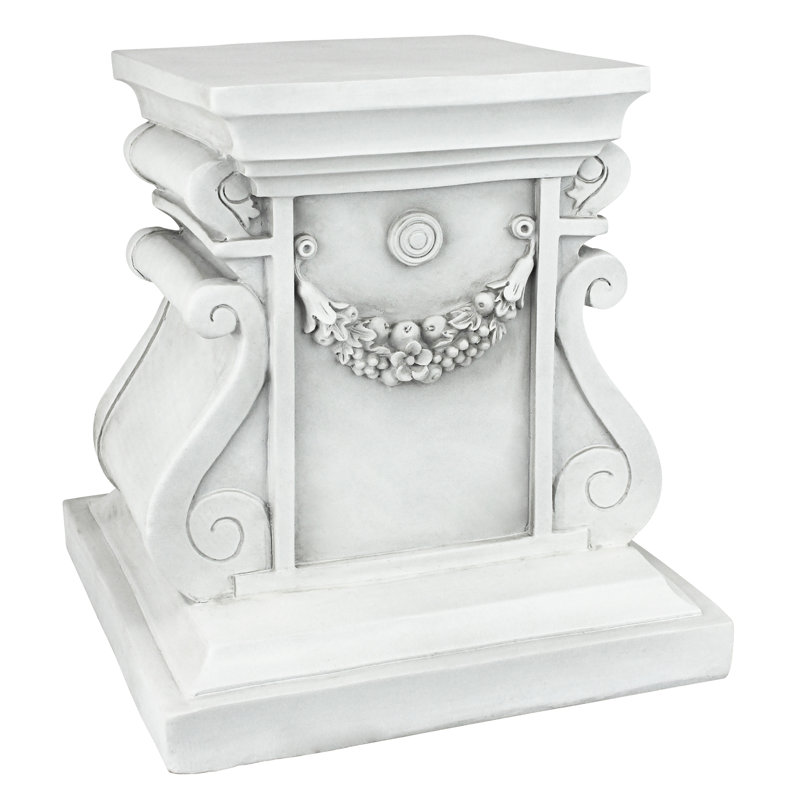 Classic Garden Statuary Pedestal, 12" H x 11.5" W x 11.5" D