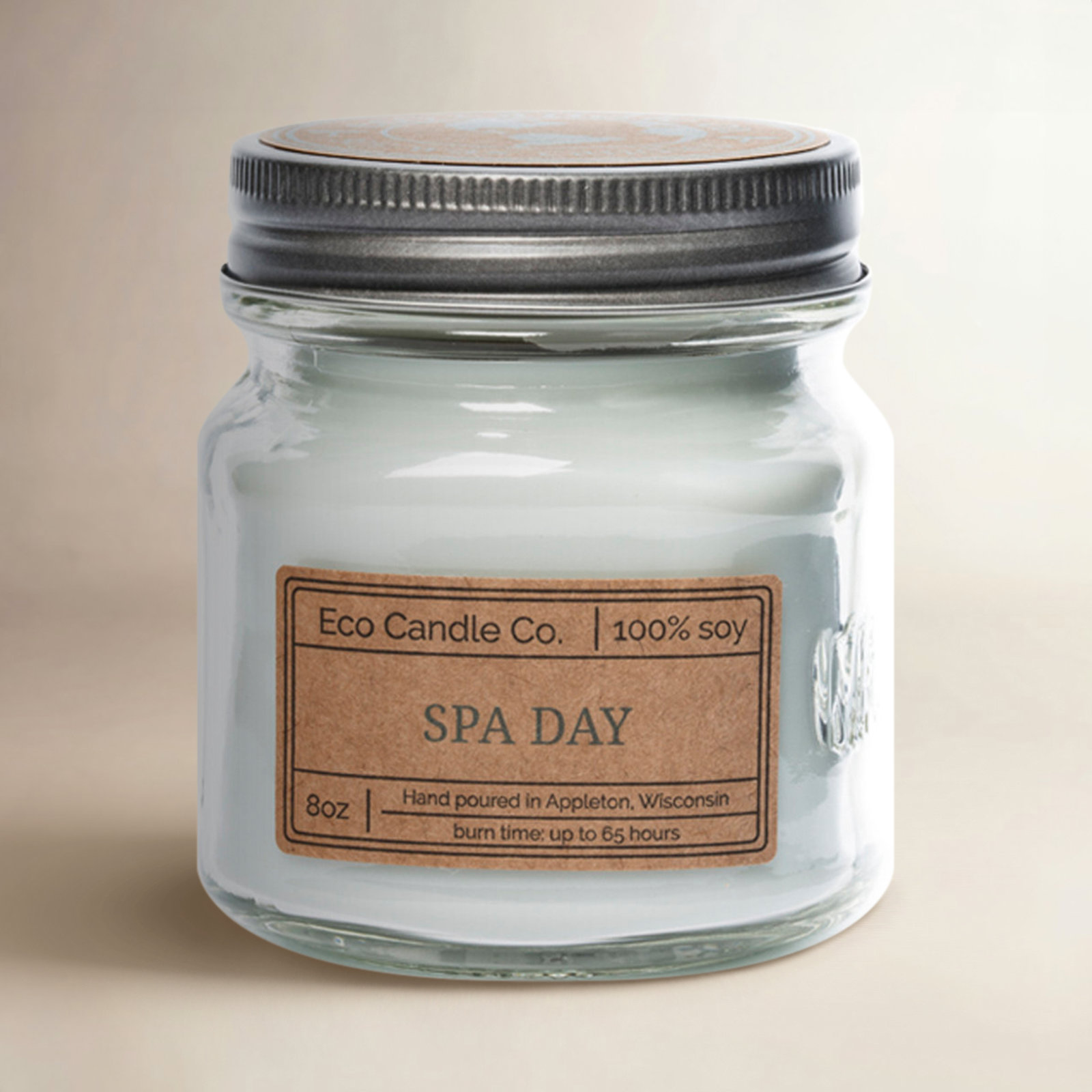 Spa Day Scented Jar Candle