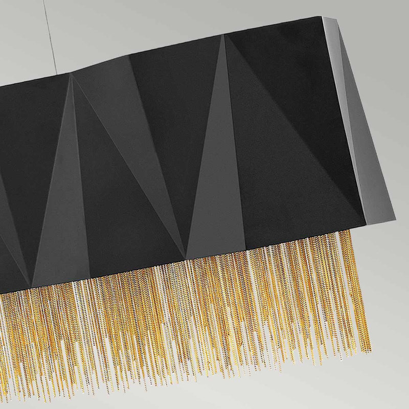 Troy 6 - Light Black Kitchen Island Pendant, Gold