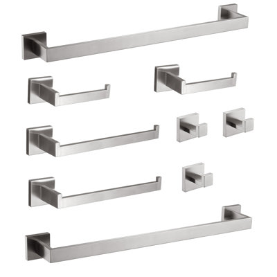 9 - Piece Bathroom Hardware Set