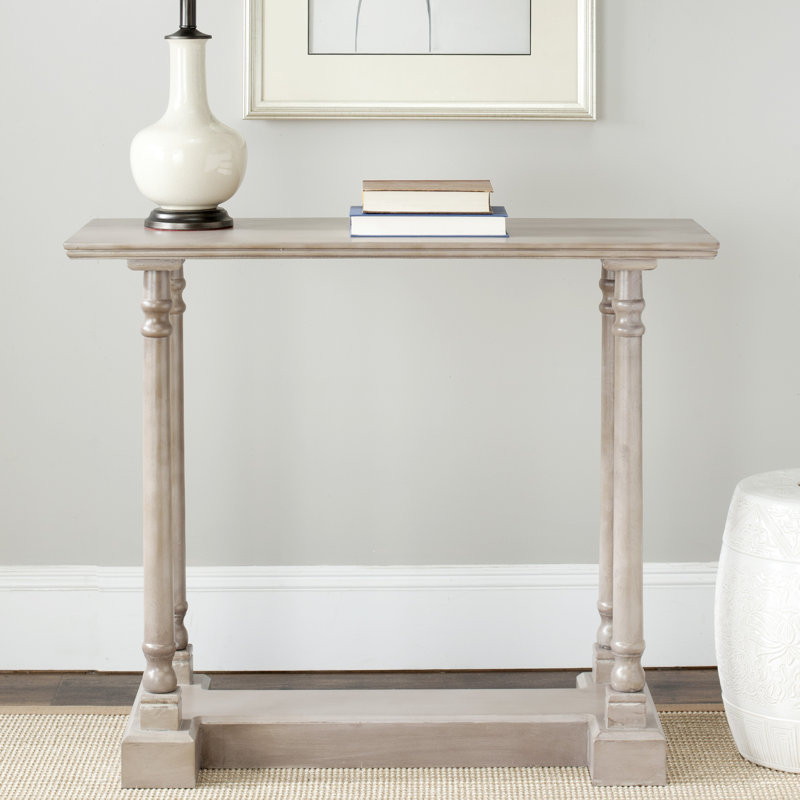 Beckenham 96cm Solid Wood Console Table, Grey