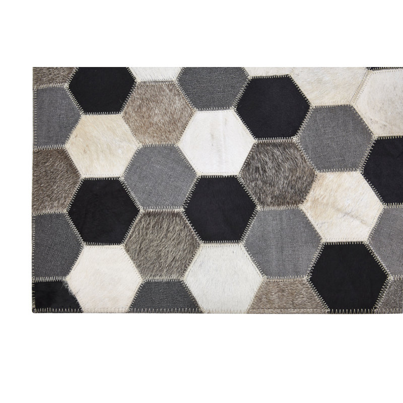 Lakresha Geometric Hand Woven Area Rug, Rectangle 120 x 170cm