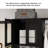 60" Closet System With Visualize Cabinet Door And Wooden Drawers-1448129552
