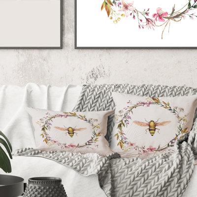 Floral Throw Pillow