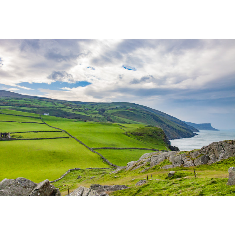 Antrim Coast, Ireland by Pabradyphoto - Wrapped Canvas Print, 30cm H x 46cm W