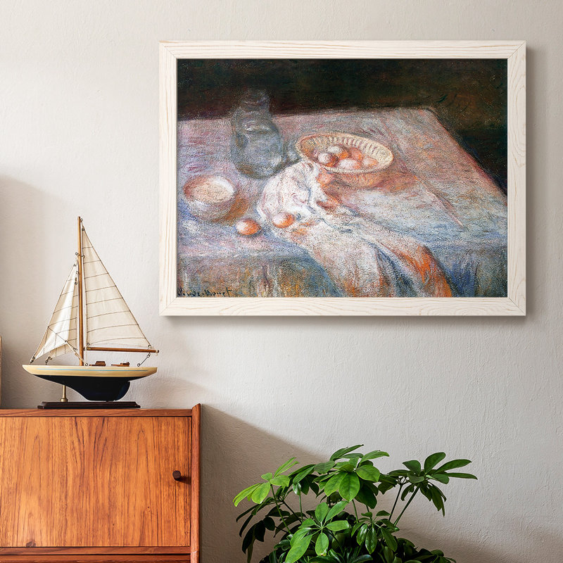 Nature morte avec des œufs en rose, 1907, reproduction d'art sur toile, Blanc, H 18 po x l 26 po x P 1,5 po