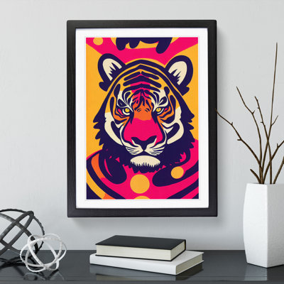 Tiger Abstract - Framed Print