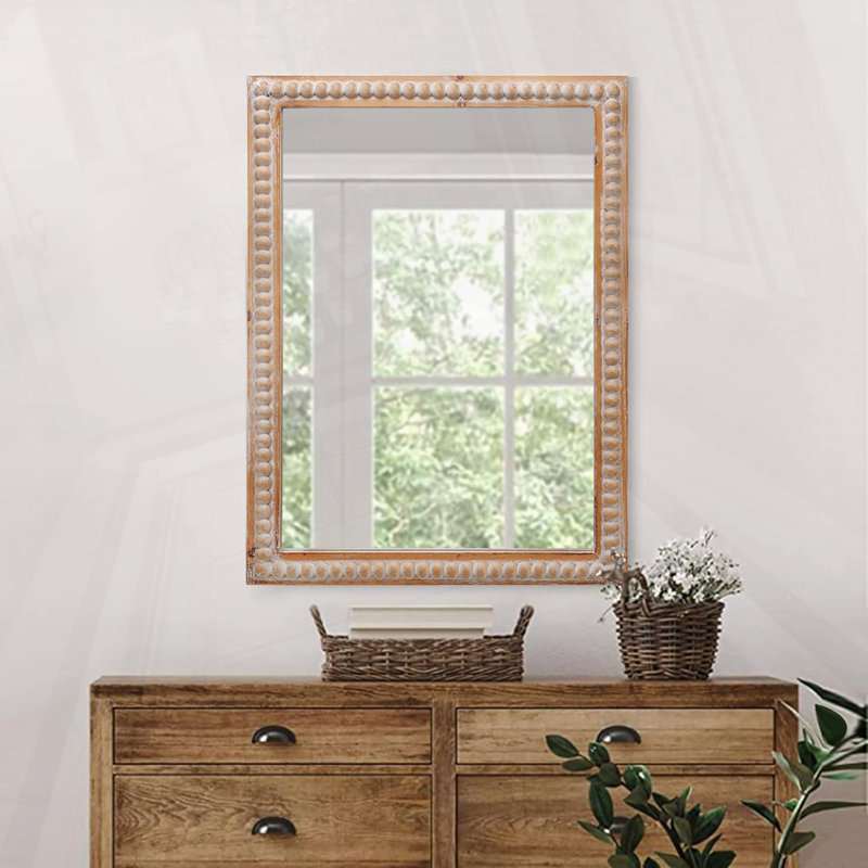 Miroirs à cadre en bois