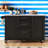 Rolling Kitchen Island on 5 Wheels with Drop Leaf-503866975